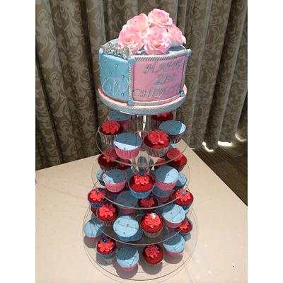 Cupcake Tower - Cake by Rezana