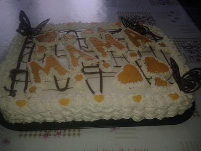 Easy birthday cake - Cake by Marica