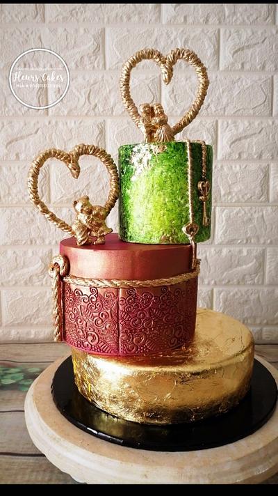 Bear love - Cake by Bennett Flor Perez