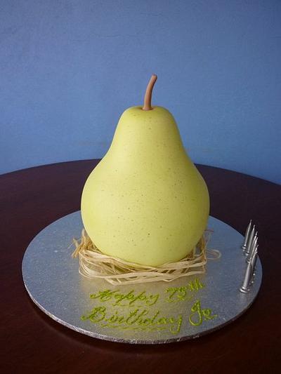 A Pear - Cake by Paul Delaney of Delaneys cakes