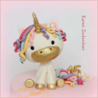 Unicorn for my daughter - Cake by Karen Dodenbier