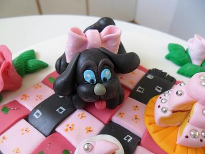 Puppy's birthday - Cake by Clara