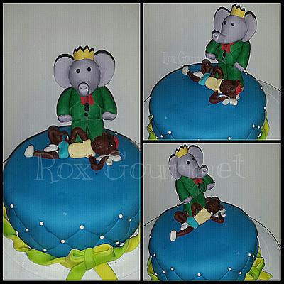 Babar cake - Cake by Rocío Jiménez . ( Rox Gourmet )