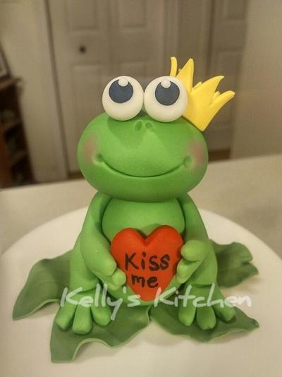 Frog Prince Bridal Shower cake - Cake by Kelly Stevens
