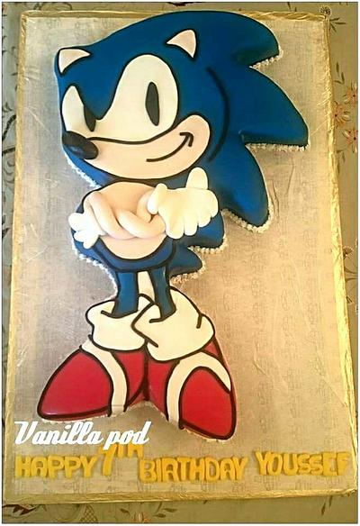 sonic cake  - Cake by Noha