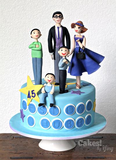 Super Hub's/Dad's 45th Birthday - Cake by Cakes! by Ying