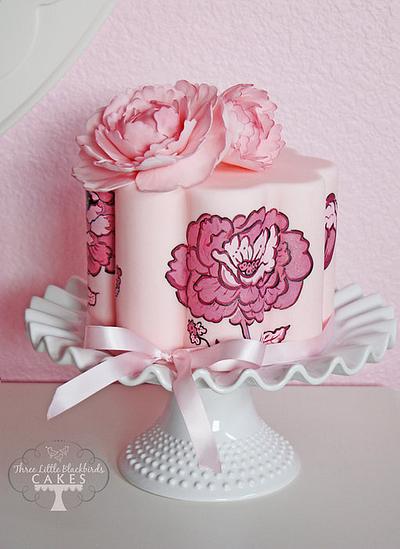 Pink is Love - Cake by Three Little Blackbirds