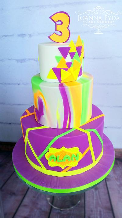 Birthday Lumo Cake - Cake by Joanna Pyda Cake Studio