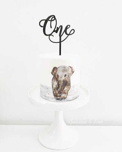 Little elephant 🐘 - Cake by AlphacakesbyLoan 