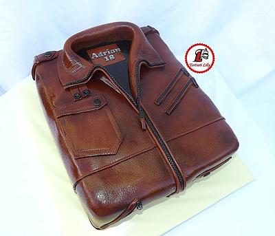 Leather Jacket Cake - Cake by Lacrimioara Lily