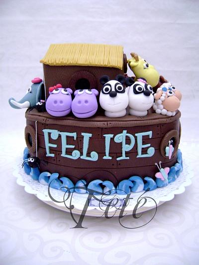 FELIPE'S ARK. - Cake by Teté Cakes Design