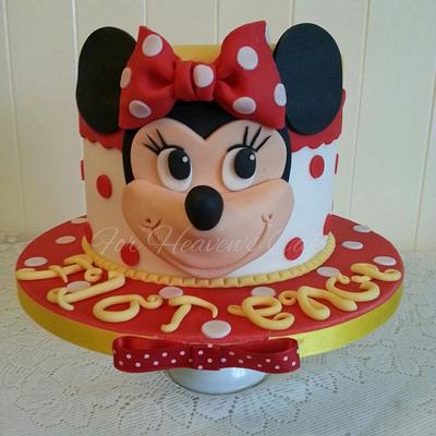 Minnie Mouse for Florence - Cake by Bobbie-Anne Wright (For Heaven's Cake)