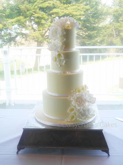 Wedding cake  - Cake by Daisychain's Cakes