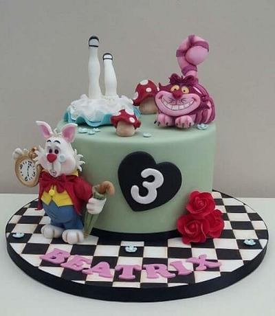 Alice in Wonderland  - Cake by The Buttercream Pantry