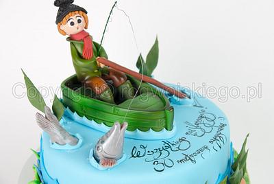 Fisherman cake - Cake by Edyta rogwojskiego.pl