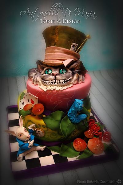 Alice in Wonderland 4 - more Tim Burton version - Cake by Antonella Di Maria