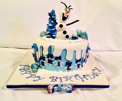 Disney's Frozen Birthday cake!!! Let it go: Olaf - Cake by Caroline Diaz 