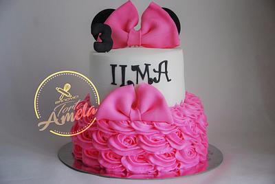 Simple minnie pink cake - Cake by Torte Amela