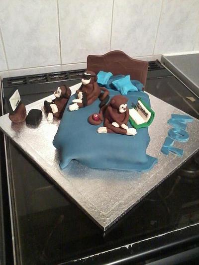 monkey cake - Cake by misschelles