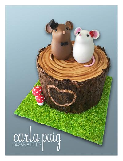 Lovely mice - Cake by Carla Puig