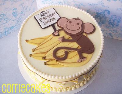 monkey loves bananas! - Cake by Corrie