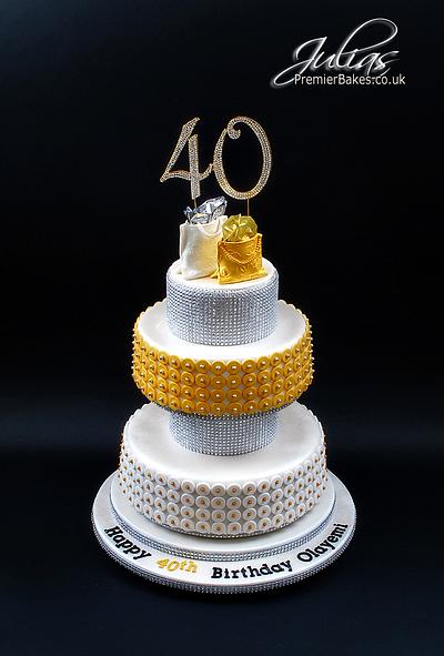  40th Birthday Cake - Cake by Premierbakes (Julia)
