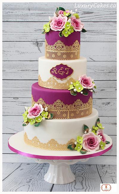 Lace wedding cake - Cake by Sobi Thiru