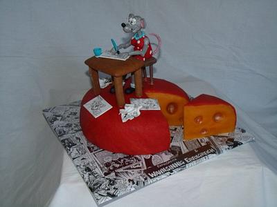 mouse from a comics - Cake by Makina