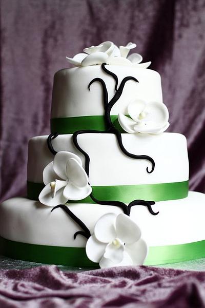 First wedding cake - Cake by Danika