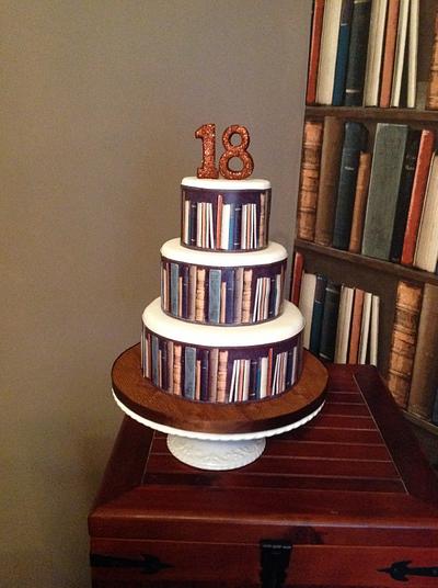 Book case cake - Cake by Andrias cakes scarborough