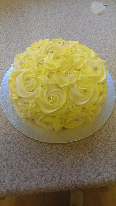 rose anniversary cake  - Cake by xamiex