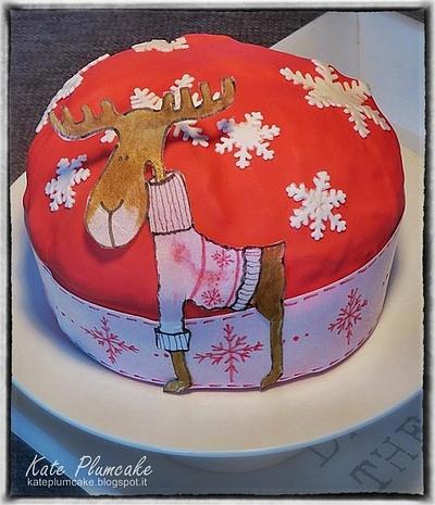 Reindeer panettone deco - Cake by Kate Plumcake