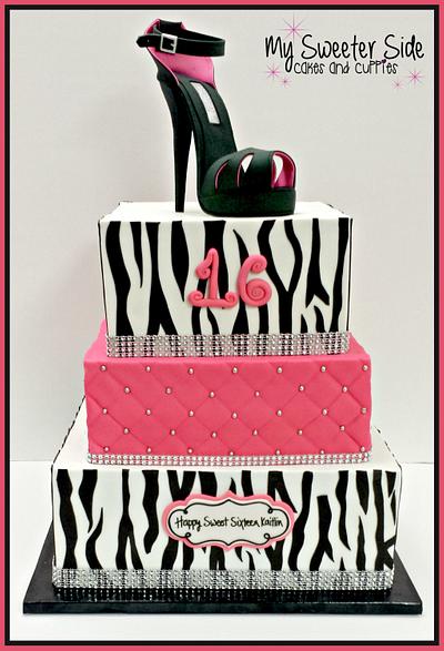 Sweet Sixteen - Cake by Pam from My Sweeter Side