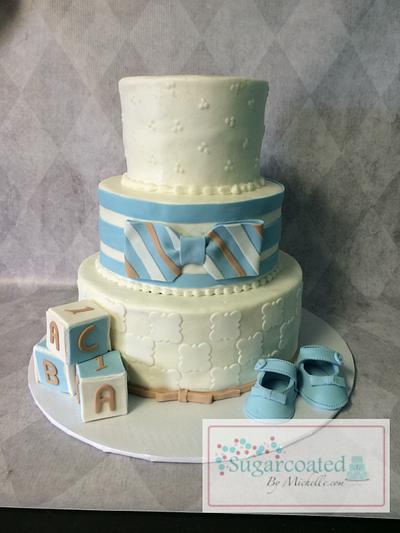 Baby shower cake  - Cake by Michelle 