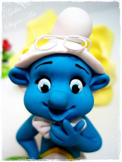 Smurf - Cake by Galya's Art 