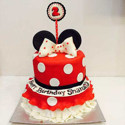 Minnie Mouse - Cake by SHREYA KHEMKA