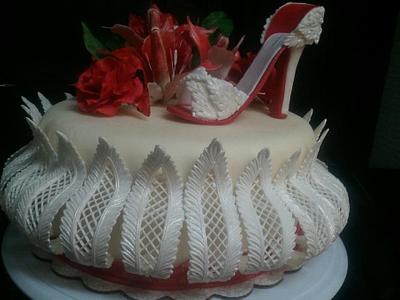 The Red Shoe - Cake by Melanie