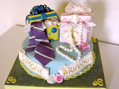 Mrs. & Mr. Cake  - Cake by Lovely Cakes Simona