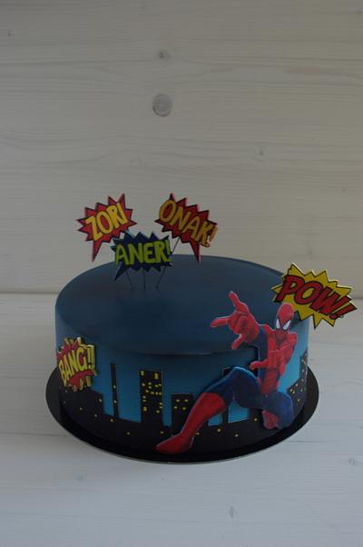 Spiderman for Aner - Cake by Susana Ugarte