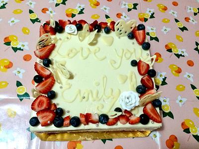 Engagement cake - Cake by Loreta