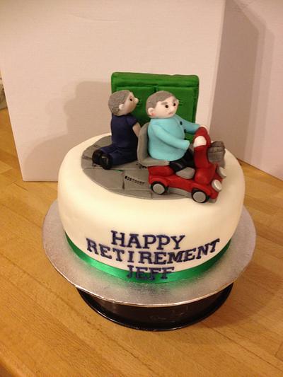 Retirement Cake - Cake by Donna Sanders