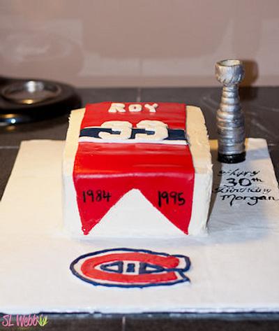 Montreal Canadiens Theme Cake - Cake by Sherry Webb