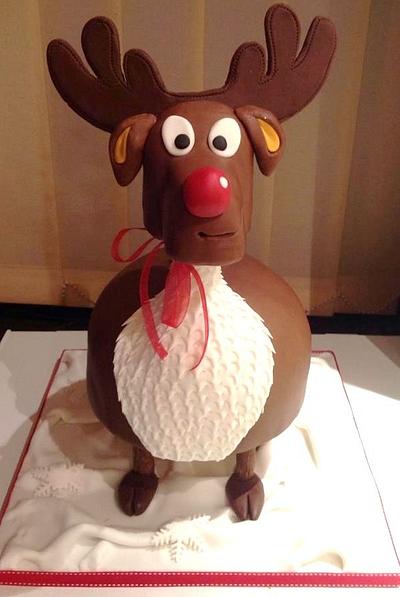 Rudolph! - Cake by Nanna Lyn Cakes