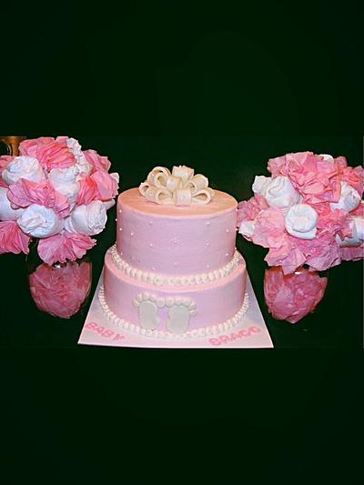 Baby shower Cake - Cake by Rita's Cakes