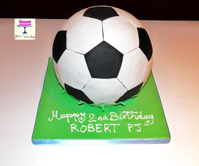 3D football cake - Cake by Sylvia's Cake Shop