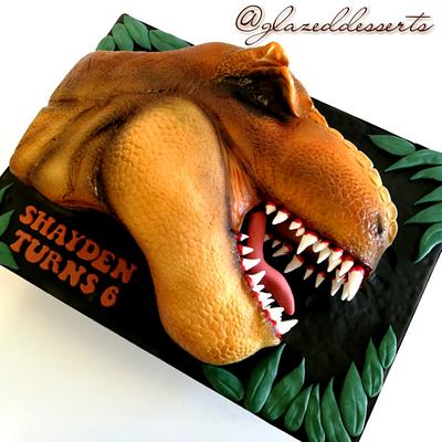 T-Rex - Cake by glazeddesserts