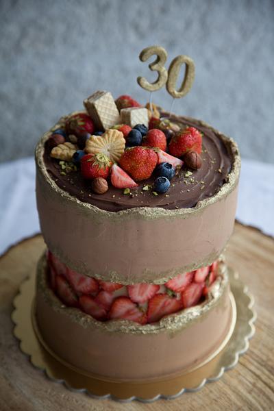 Fault line cake - Cake by Sugar Witch Terka 