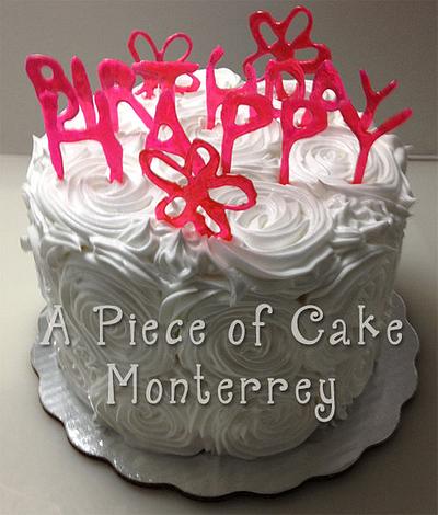Happy Birthday - Cake by Cake Boutique Monterrey