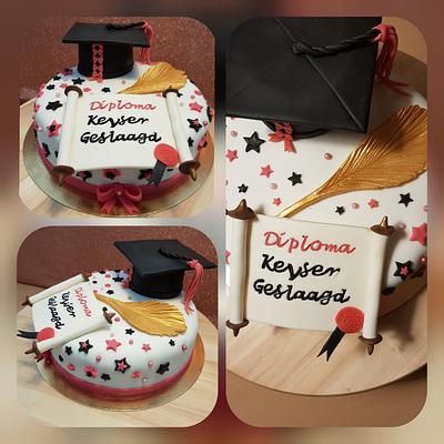 Graduation Passed exams cake - Cake by Sylwia Abd Rabou 