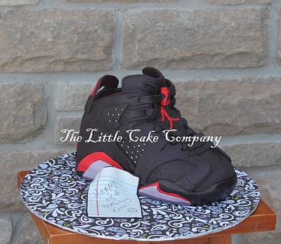 Air Jordan sneaker cake - Cake by The Little Cake Company
